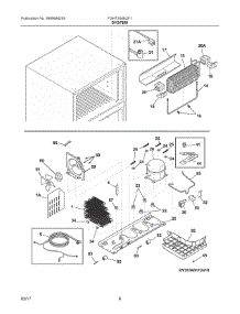 05 - System parts for Frigidaire Refrigerator FGHT2046QF1 from AppliancePartsPros.com