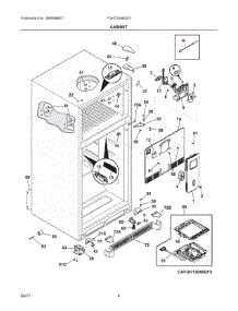 03 - Cabinet parts for Frigidaire Refrigerator FGHT2046QF3 from AppliancePartsPros.com