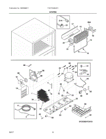 05 - System parts for Frigidaire Refrigerator FGHT2046QF3 from AppliancePartsPros.com