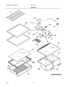 04 - Shelves parts for Frigidaire Refrigerator FGHT2132PF2 from AppliancePartsPros.com