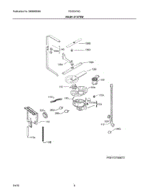 05 - Wash System parts for Frigidaire Dishwasher FGID2474QB4B from AppliancePartsPros.com