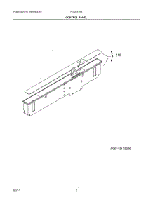 02 - Control Panel parts for Frigidaire Dishwasher FGID2476SB0A from AppliancePartsPros.com