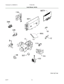 04 - Electrical Parts parts for Frigidaire Dishwasher FGID2476SB0A from AppliancePartsPros.com