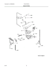 05 - Wash System parts for Frigidaire Dishwasher FGID2479SF0A from AppliancePartsPros.com