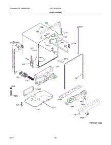 06 - Tub & Frame parts for Frigidaire Dishwasher FGID2479SF0A from AppliancePartsPros.com