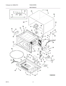 05 - Microwave parts for Frigidaire Wall Oven FGMC2765PBC from AppliancePartsPros.com