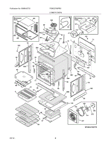 07 - Lower Oven parts for Frigidaire Wall Oven FGMC2765PBC from AppliancePartsPros.com