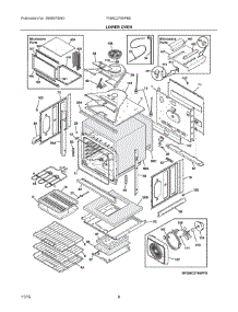 04 - Lower Oven parts for Frigidaire Microwave FGMC2765PBD from AppliancePartsPros.com