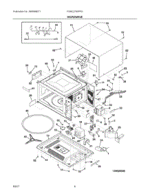 03 - Microwave parts for Frigidaire Wall Oven FGMC2765PFG from AppliancePartsPros.com