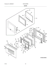 09 - Doors parts for Frigidaire Wall Oven FGMC3065PBB from AppliancePartsPros.com