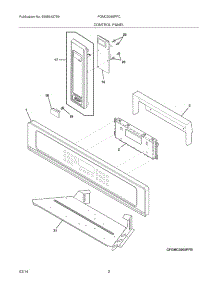 03 - Control Panel parts for Frigidaire Wall Oven FGMC3065PFC from AppliancePartsPros.com