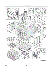 04 - Lower Oven parts for Frigidaire Microwave FGMC3065PFD from AppliancePartsPros.com