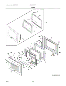 05 - Doors parts for Frigidaire Wall Oven FGMC3065PFE from AppliancePartsPros.com
