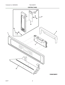 02 - Control Panel parts for Frigidaire Wall Oven FGMC3065PFF from AppliancePartsPros.com