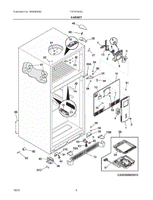 03 - Cabinet parts for Frigidaire Refrigerator FGTR1845QE2 from AppliancePartsPros.com