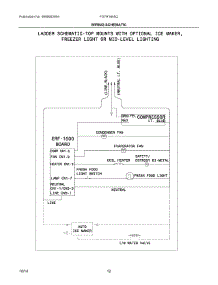 06 - Wiring Schematic parts for Frigidaire Refrigerator FGTR1845QF0 from AppliancePartsPros.com