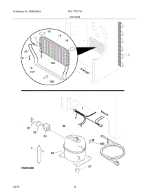 07 - System parts for Frigidaire Freezer FKC17F7QTA from AppliancePartsPros.com