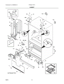 04 - Cabinet parts for Frigidaire Refrigerator FPBG2277RF1 from AppliancePartsPros.com