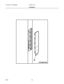 07 - Controls parts for Frigidaire Refrigerator FPBG2277RF4 from AppliancePartsPros.com