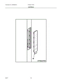 07 - Controls parts for Frigidaire Refrigerator FPBG2277RF5 from AppliancePartsPros.com