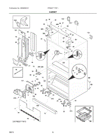 04 - Cabinet parts for Frigidaire Refrigerator FPBS2777RF1 from AppliancePartsPros.com