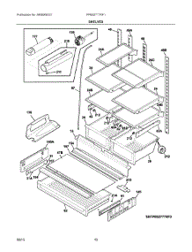 05 - Shelves parts for Frigidaire Refrigerator FPBS2777RF1 from AppliancePartsPros.com