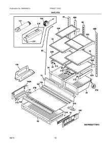 05 - Shelves parts for Frigidaire Refrigerator FPBS2777RF2 from AppliancePartsPros.com