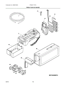 09 - Fresh Food Ice Maker parts for Frigidaire Refrigerator FPBS2777RF3 from AppliancePartsPros.com