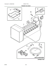 10 - Freezer Ice Maker parts for Frigidaire Refrigerator FPBS2777RF3 from AppliancePartsPros.com