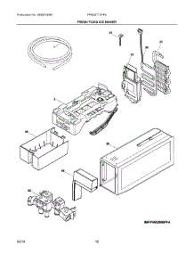 09 - Fresh Food Ice Maker parts for Frigidaire Refrigerator FPBS2777RF6 from AppliancePartsPros.com