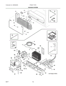 06 - Cooling System parts for Frigidaire Refrigerator FPBS2777RF9 from AppliancePartsPros.com