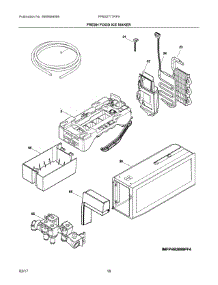 09 - Fresh Food Ice Maker parts for Frigidaire Refrigerator FPBS2777RF9 from AppliancePartsPros.com