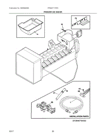 10 - Freezer Ice Maker parts for Frigidaire Refrigerator FPBS2777RF9 from AppliancePartsPros.com