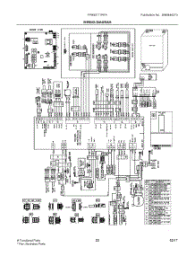 12 - Wiring Diagram parts for Frigidaire Refrigerator FPBS2777RFA from AppliancePartsPros.com