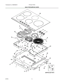 03 - Main Top / Surface Units parts for Frigidaire Cooktop FPEC3077RF0 from AppliancePartsPros.com