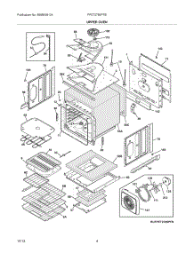 05 - Upper Oven parts for Frigidaire Wall Oven FPET2785PFB from AppliancePartsPros.com