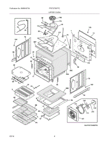 05 - Upper Oven parts for Frigidaire Wall Oven FPET2785PFC from AppliancePartsPros.com