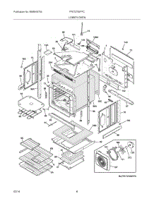 07 - Lower Oven parts for Frigidaire Wall Oven FPET2785PFC from AppliancePartsPros.com