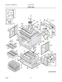 03 - Upper Oven parts for Frigidaire Wall Oven FPET3077RFB from AppliancePartsPros.com