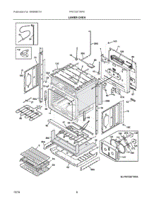 04 - Lower Oven parts for Frigidaire Wall Oven FPET3077RFB from AppliancePartsPros.com
