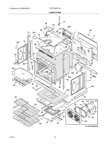 07 - Lower Oven parts for Frigidaire Wall Oven FPET3085PFB from AppliancePartsPros.com