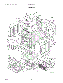 07 - Lower Oven parts for Frigidaire Wall Oven FPET3085PFC from AppliancePartsPros.com