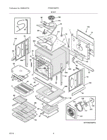 05 - Body parts for Frigidaire Wall Oven FPEW2785PFC from AppliancePartsPros.com