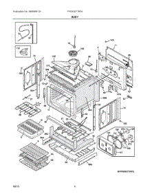 03 - Body parts for Frigidaire Oven FPEW3077RFA from AppliancePartsPros.com