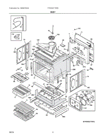 03 - Body parts for Frigidaire Wall Oven FPEW3077RFB from AppliancePartsPros.com