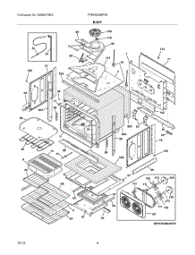05 - Body parts for Frigidaire Wall Oven FPEW3085PFB from AppliancePartsPros.com