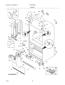 07 - Cabinet parts for Frigidaire Refrigerator FPHB2899PF2 from AppliancePartsPros.com