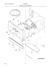 13 - Controls & Ice Dispenser parts for Frigidaire Refrigerator FPHB2899PF3 from AppliancePartsPros.com