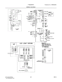 21 - Wiring Diagram parts for Frigidaire Refrigerator FPHB2899PF3 from AppliancePartsPros.com