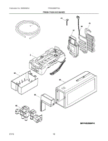 09 - Fresh Food Ice Maker parts for Frigidaire Refrigerator FPHB2899PF8A from AppliancePartsPros.com
